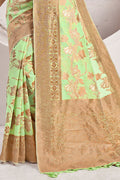 Mint Green Cotton Saree Mint Green Cotton Saree