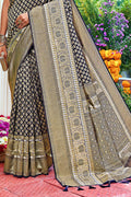 Navy Blue Kanjivaram Saree Navy Blue Kanjivaram Saree