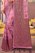 Flamingo Pink Cotton Saree Cotton Saree Design