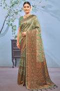 Emerald Green Cotton Saree Cotton Saree