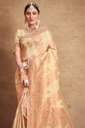 Buttermilk Beige Cotton Saree Buttermilk Beige Cotton Saree