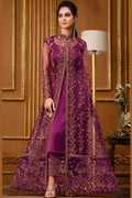 Magenta Purple Anarkali Dress anarkali