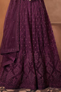 Mulbery Purple Anarkali Dress anarkalis