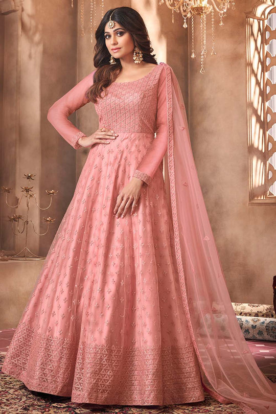 Quartz Pink Anarkali Dress anarkali dress online