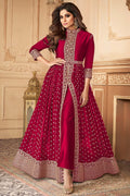 Ruby Red Anarkali Dress anarkali dress HD images