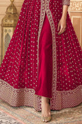 Ruby Red Anarkali Dress anarkali dress images