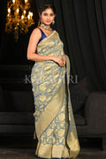 Bright Grey Khaddi Georgette Banarasi Saree Banarasi Khaddi Georgette Saree Bright Grey Khaddi Georgette Banarasi Saree saree online