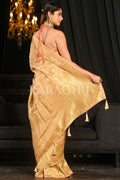 Buff Beige Khaddi Georgette Banarasi Saree Banarasi Khaddi Georgette Saree Buff Beige Khaddi Georgette Banarasi Saree saree online