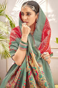 Candy Red Banarasi Patola Saree patola saree