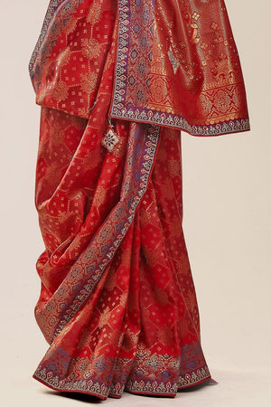 tanchoi banarasi silk saree