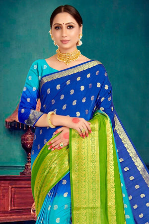 Multicolour Banarasi Saree