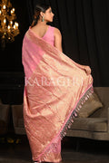 Taffy Pink Banarasi Saree sarees online