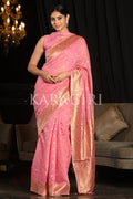 Taffy Pink Banarasi Saree banarasi saree for wedding