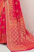 Brick Red Chanderi Saree Brick Red Chanderi Saree