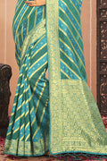 Blue Dual Tone Cotton Saree designer saree