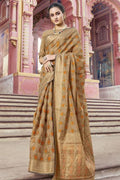 Cashmere Brown Cotton Saree cotton saree online