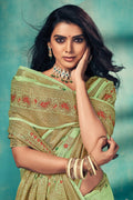 Green Cotton Saree cotton saree online