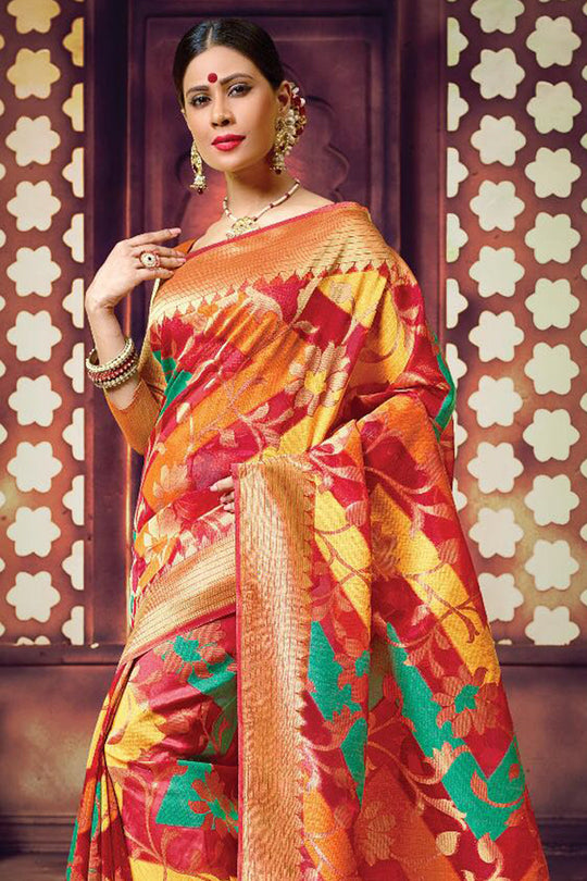 Multicolour Cotton Saree cotton saree for women