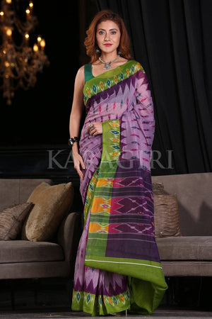 Royal Purple Cotton Saree