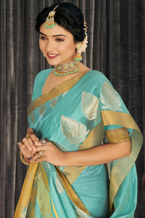 blue saree