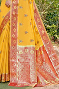 Tuscany Yellow Cotton Saree sarees for women