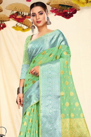 cotton silk saree