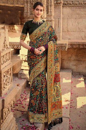 Multicoloured Designer Saree