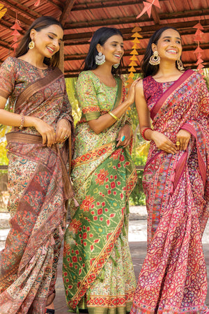 digital print saree