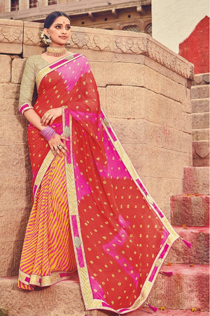 georgette saree