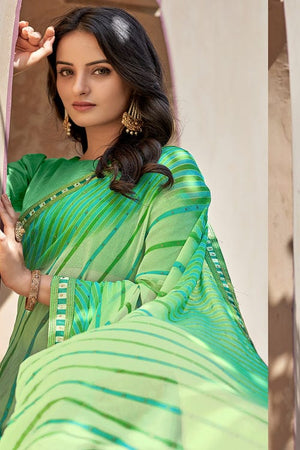 georgette saree design