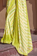 Lawn Green Georgette Saree georgette sarees online