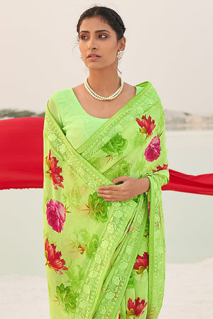 georgette saree