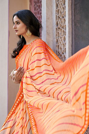 georgette saree
