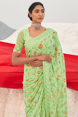 georgette saree