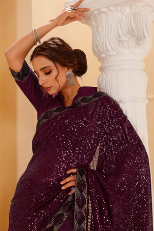 georgette saree