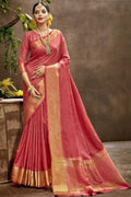 Faded Red Kanjivaram Saree kanjivaram saree price