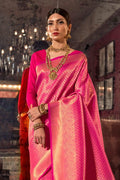 Magenta Pink Kanjivaram Saree kachipuram saree online