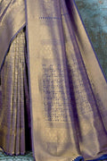 Navy Blue Woven Kanjivaram Saree - Special Wedding Edition sarees online