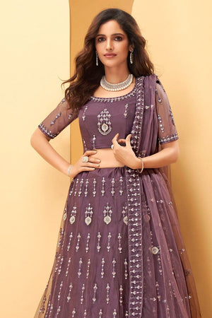 Heather Purple Lehenga Choli