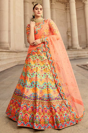 Multicolour Lehenga Choli