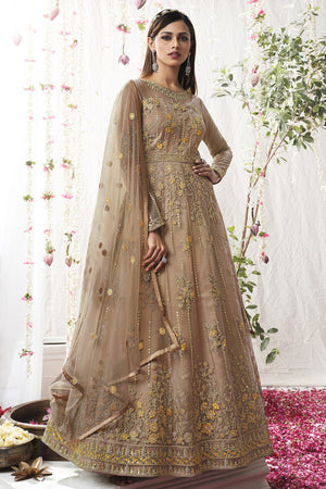 Light Brown Lehenga Suit