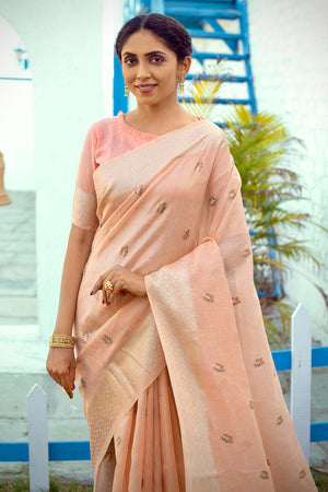 linen saree online