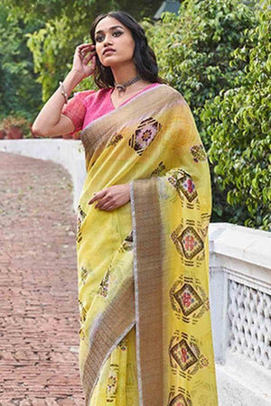 linen saree online