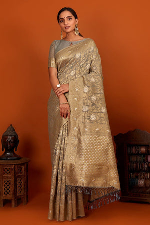 linen saree