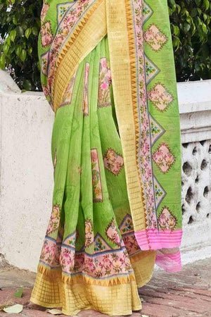 linen saree online