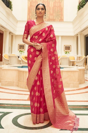 organza saree