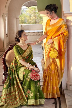 organza saree