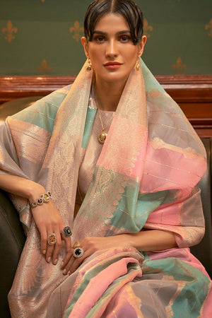 organza saree