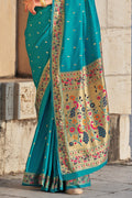 Blue Paithani Saree paithani saree online
