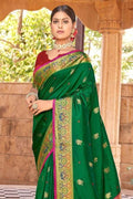 Deep Fir Green Paithani Saree sarees online